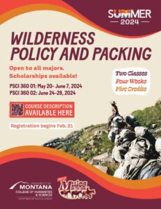 Wilderness Policy and Packing